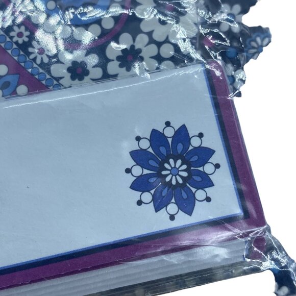 Vera Bradley Happy Hour Set Boysenberry Place Cards Coasters Cocktail Napkins - Picture 4 of 5